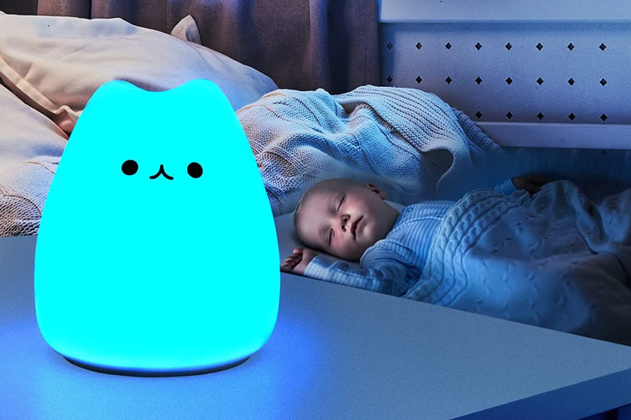 Soft Glow Cat-Shaped Night Light